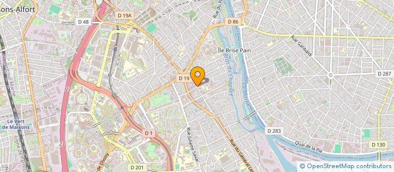 localisation de l'entreprise R P W  CRETEIL