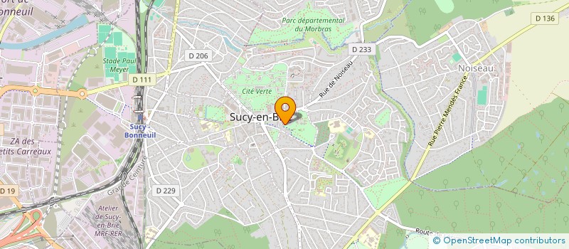 localisation de l'entreprise R - PAC à SUCY-EN-BRIE