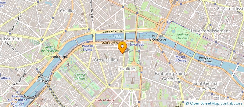 localisation de l'entreprise R. PETIT C. BROUCHET  PARIS