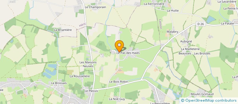 localisation de l'entreprise R PINEL COM  GRANDCHAMP-DES-FONTAINES