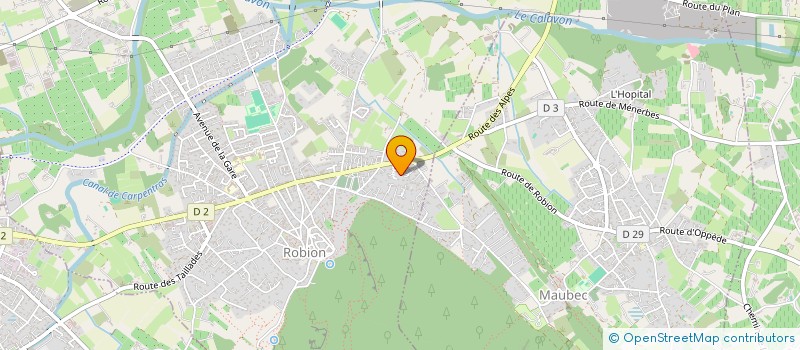 localisation de l'entreprise R' PIZZA  ROBION