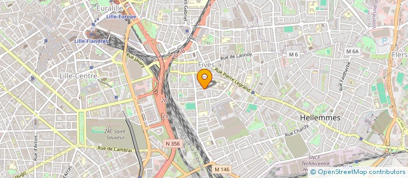 localisation de l'entreprise R PIZZA à LILLE