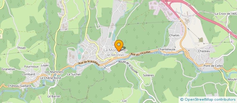 localisation de l'entreprise R PLANCHE JEUNE ET M ISSARD à LA MONNERIE-LE-MONTEL