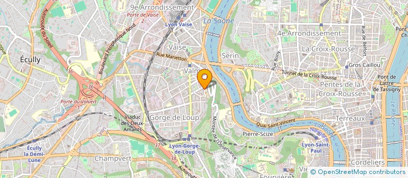 localisation de l'entreprise R PLUS  LYON