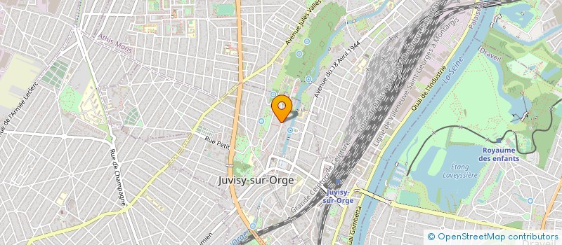 localisation de l'entreprise R.POLITIK à JUVISY-SUR-ORGE