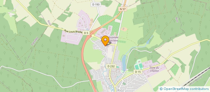 localisation de l'entreprise R.POP COIFFURE  RIOZ