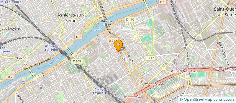 localisation de l'entreprise R. PRESTIGE à CLICHY