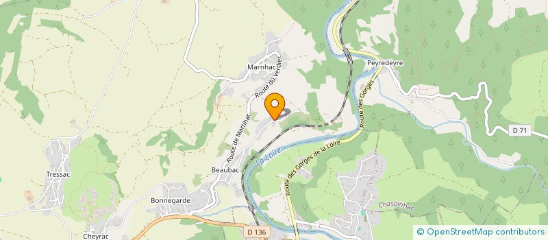 localisation de l'entreprise R-PRINT  POLIGNAC