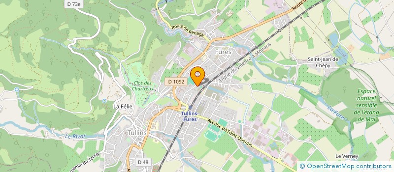 localisation de l'entreprise R PRO 38 à SAINT-JEAN-DE-MOIRANS