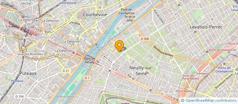 localisation de l'entreprise R. PROGLIO CONSULTING à NEUILLY-SUR-SEINE