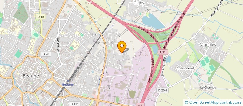 localisation de l'entreprise R-PROJECTS à BEAUNE