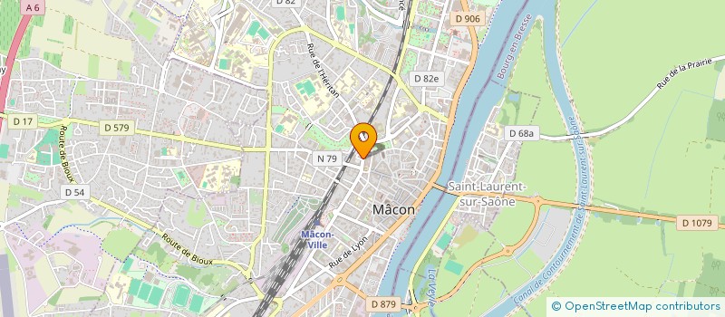 localisation de l'entreprise R &R à MACON