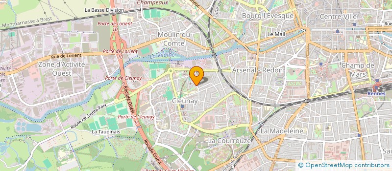 localisation de l'entreprise R & R  RENNES