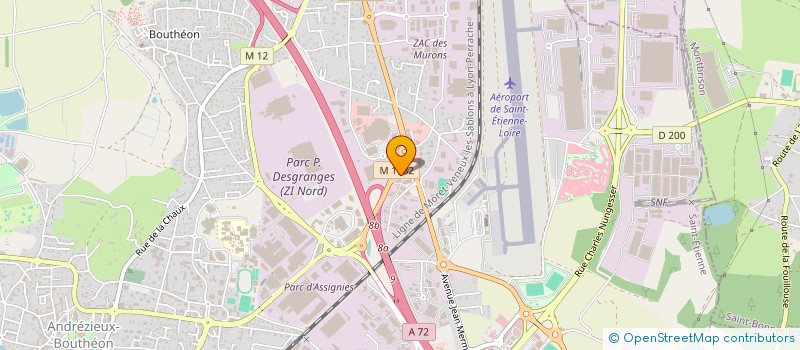 localisation de l'entreprise R & R  ANDREZIEUX-BOUTHEON