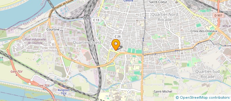 localisation de l'entreprise R&R  AVIGNON