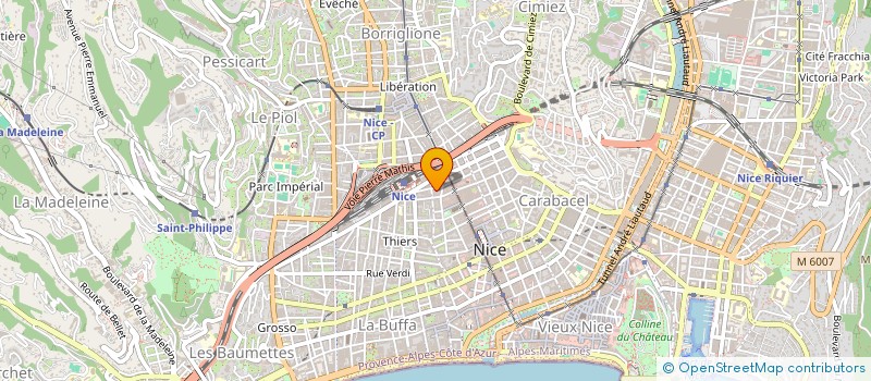 localisation de l'entreprise R&R  NICE