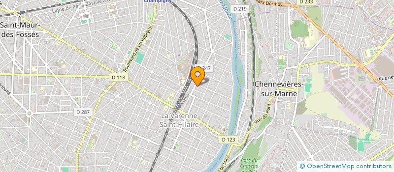 localisation de l'entreprise R&R ASSAINISSEMENT  SAINT-MAUR-DES-FOSSES