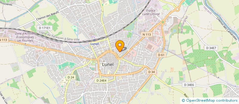 localisation de l'entreprise R.R.AUTO à LUNEL