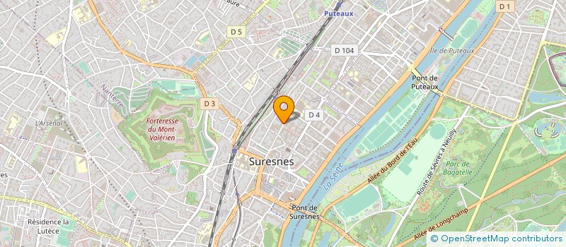 localisation de l'entreprise R.R.E IMMOBILIER à SURESNES