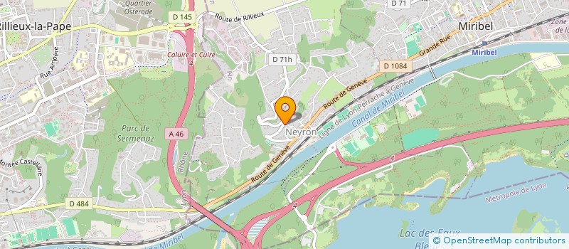 localisation de l'entreprise R.R. FINANCES à NEYRON