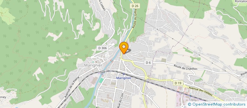 localisation de l'entreprise R.R.IMMO  MARIGNIER