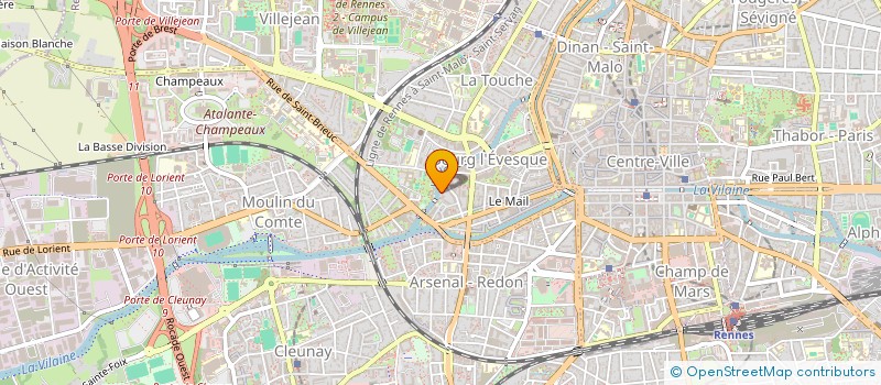 localisation de l'entreprise R&R IMMOBILIER  RENNES