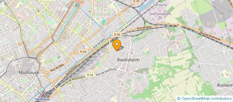 localisation de l'entreprise R&R INVEST  RIEDISHEIM