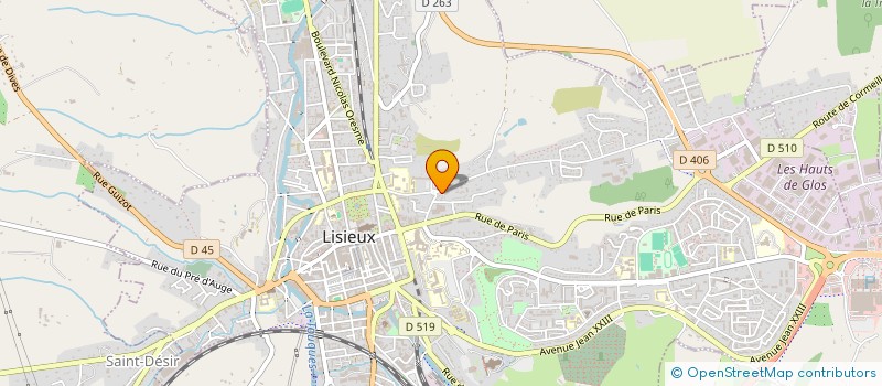 localisation de l'entreprise R&R INVESTISSEMENTS  LISIEUX