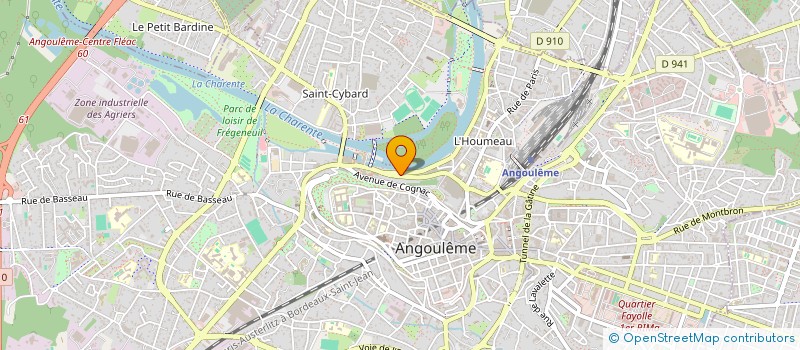 localisation de l'entreprise R.R.P à ANGOULEME