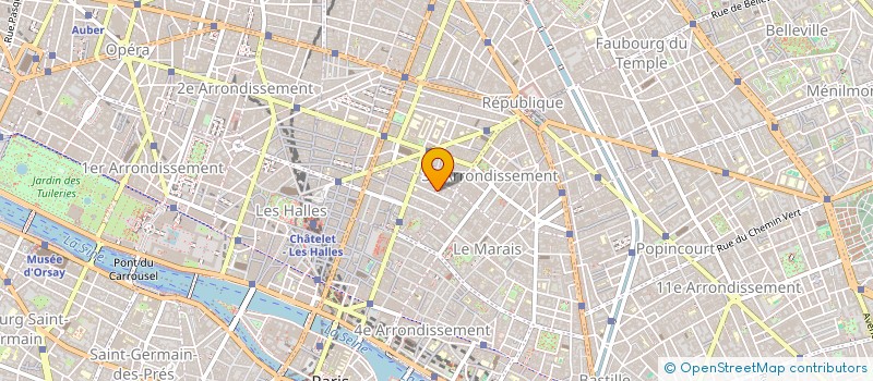 localisation de l'entreprise R.R.R.DIFFUSION à PARIS