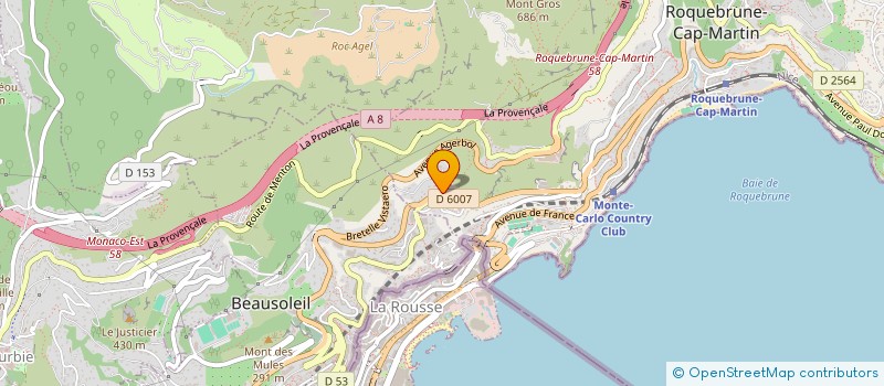 localisation de l'entreprise R&R RENOVATION à ROQUEBRUNE-CAP-MARTIN