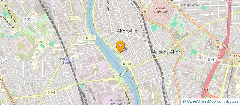localisation de l'entreprise R.R.S. à ALFORTVILLE
