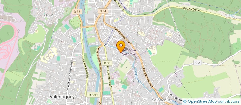 localisation de l'entreprise R.R.SARAH  AUDINCOURT