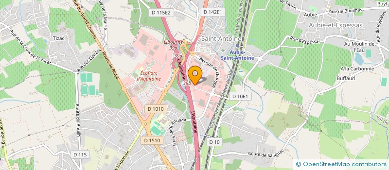 localisation de l'entreprise R&R SERVICES à SAINT-ANDRE-DE-CUBZAC