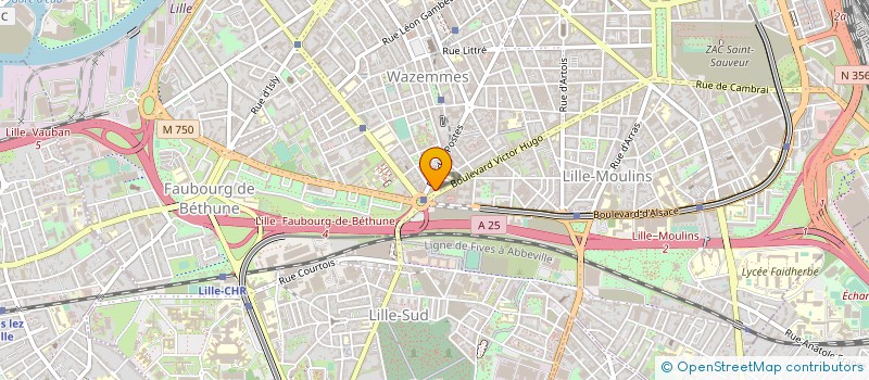 localisation de l'entreprise R R V V à LILLE