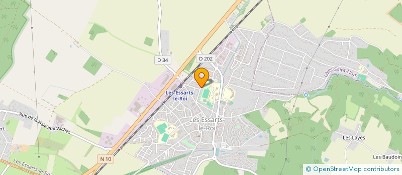 localisation de l'entreprise R RENOVATION  LES ESSARTS-LE-ROI