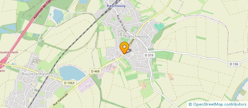 localisation de l'entreprise R.S.2M.  ROPPENHEIM