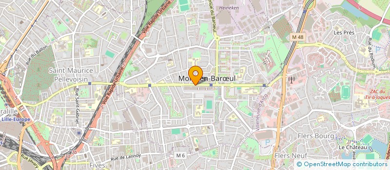 localisation de l'entreprise R.S.A.  MONS-EN-BARUL