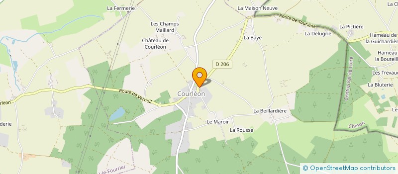 localisation de l'entreprise R.S.A.  NOYANT-VILLAGES