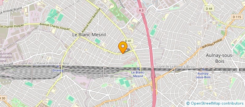 localisation de l'entreprise R.S.A.P à LE BLANC-MESNIL