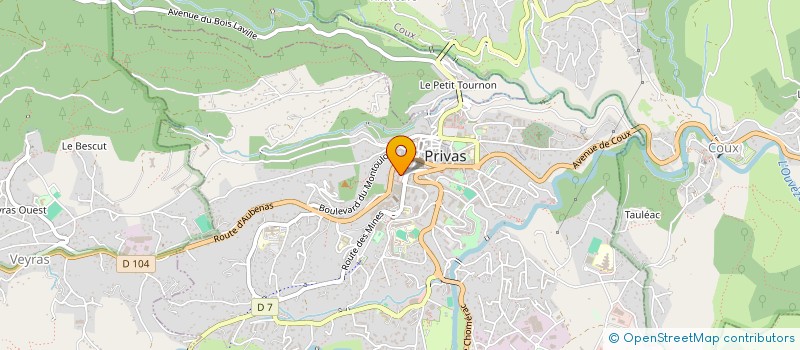 localisation de l'entreprise R.S AMARE COIF à PRIVAS