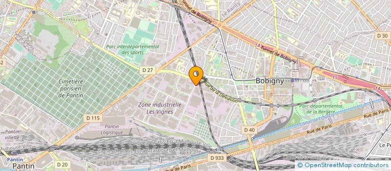 localisation de l'entreprise R&S AMENAGEMENT à BOBIGNY