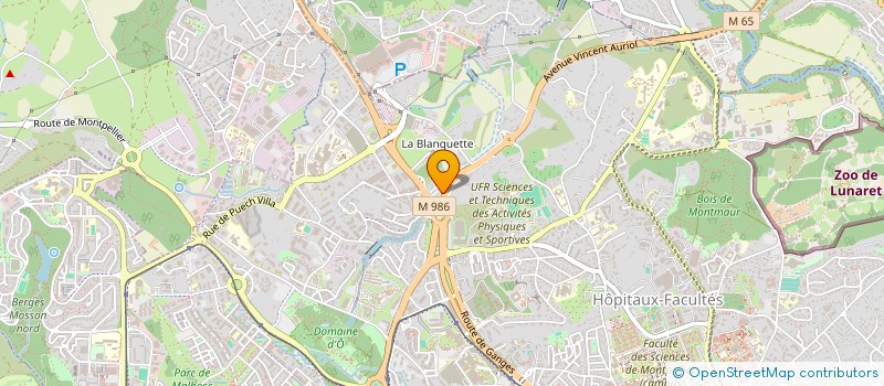 localisation de l'entreprise R.S.AUTOS à MONTPELLIER