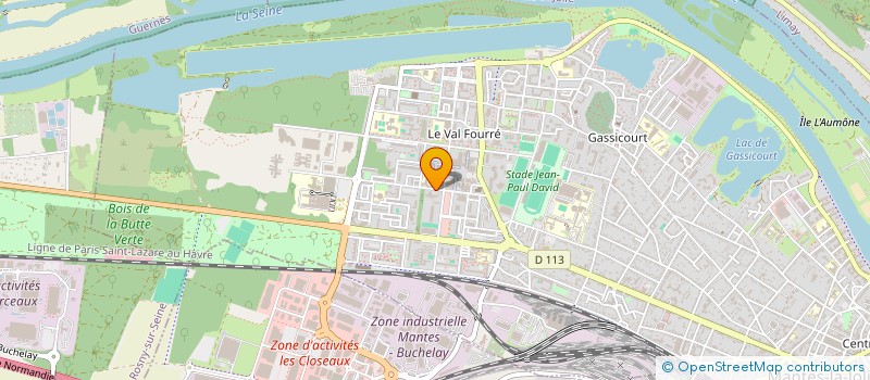 localisation de l'entreprise R.S.B  MANTES-LA-JOLIE