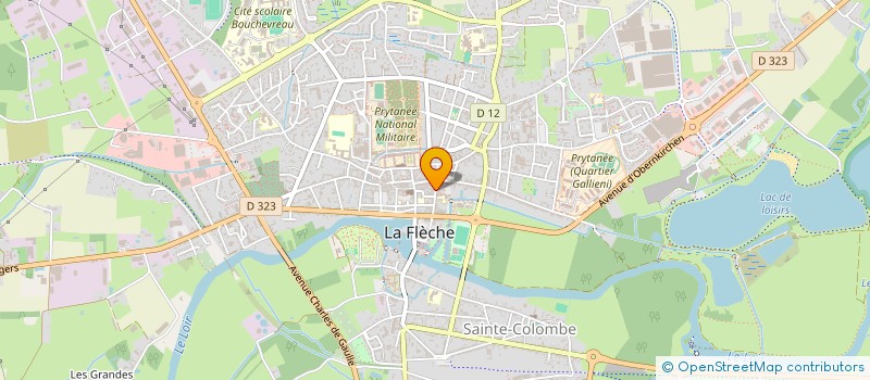 localisation de l'entreprise R.S.B.P. à LA FLECHE