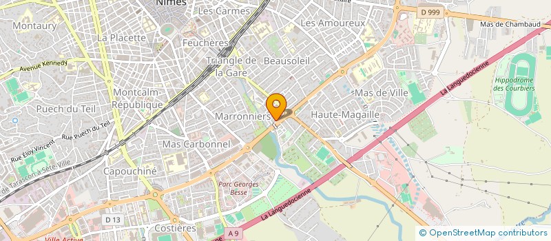 localisation de l'entreprise R.S BARBER  NIMES