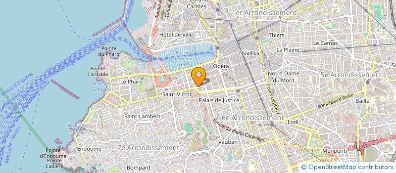 localisation de l'entreprise R.S. BAT à MARSEILLE