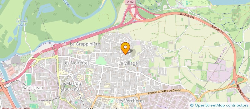 localisation de l'entreprise R.S BAT  VAULX-EN-VELIN