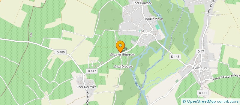 localisation de l'entreprise R.S.C à ARS