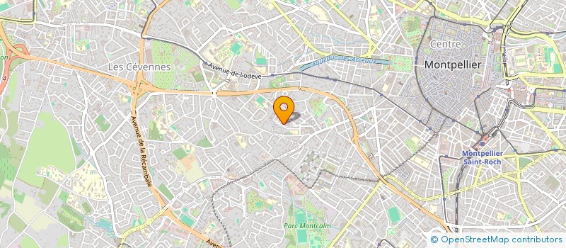 localisation de l'entreprise R.S.C.B  MONTPELLIER
